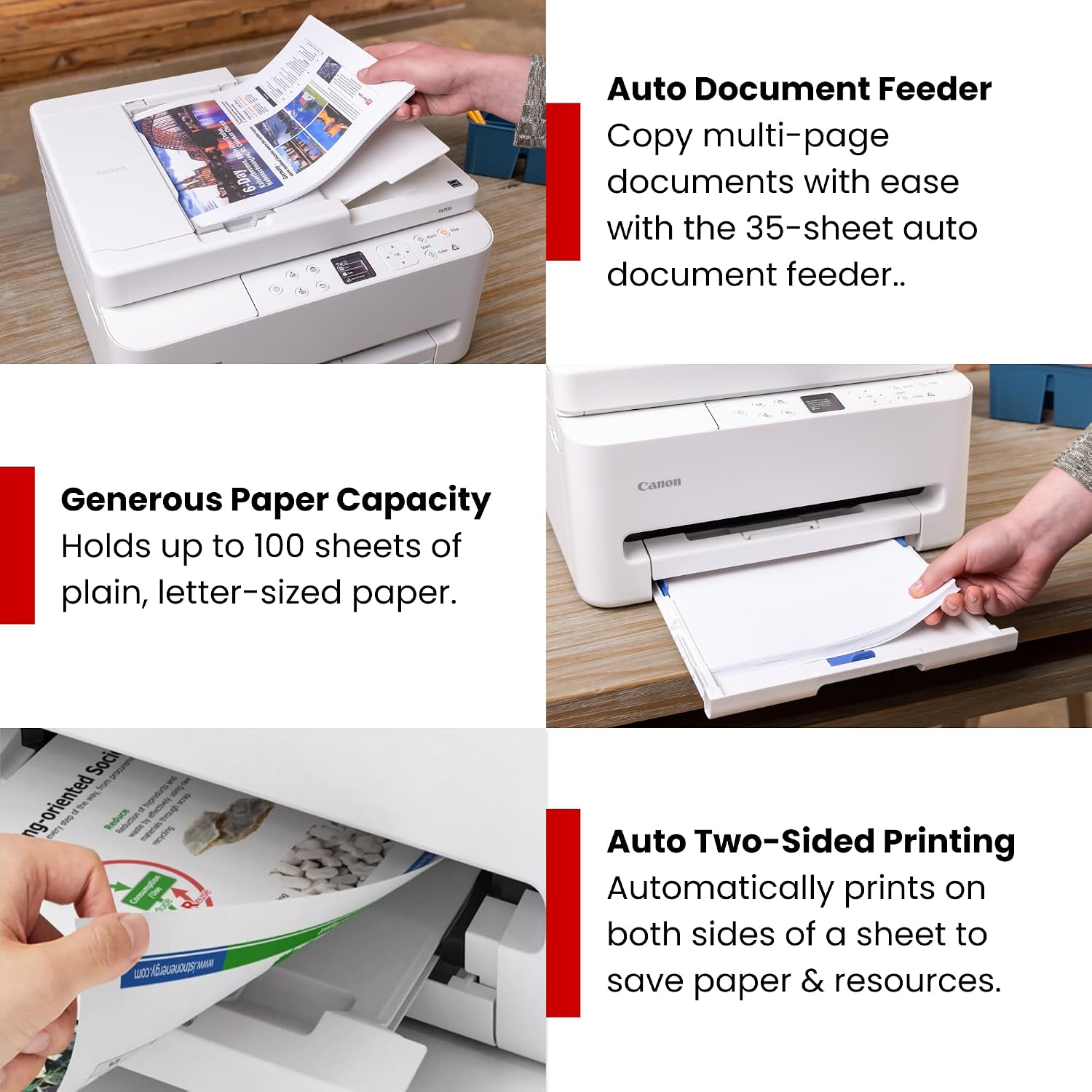 Thumbnail 2 de Canon PIXMA TR7120 Wireless Color Inkjet Printer: Compact All-in-One for Home Use