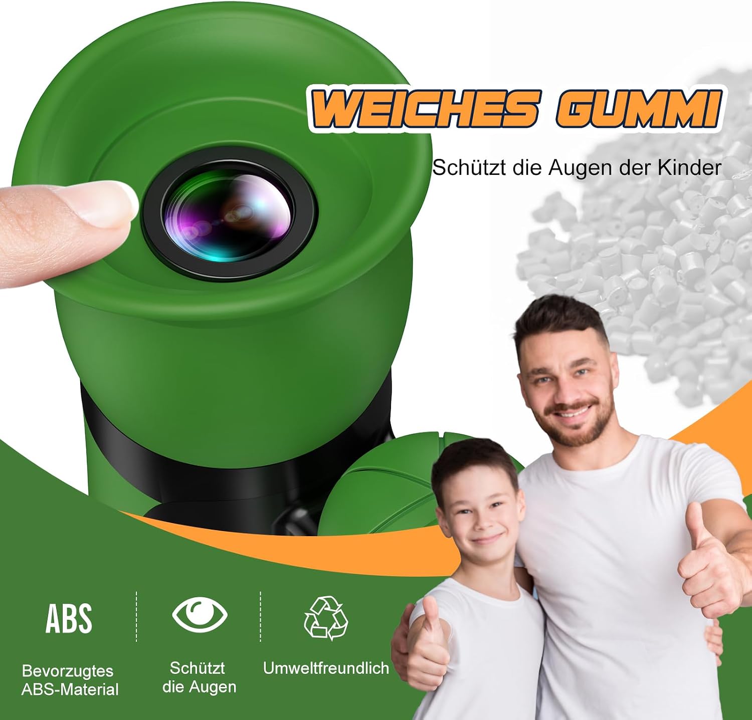 Thumbnail 2 de Fernglas Kinder Vergrößerung 8X21 – robustes Mini-Glas für Entdecker ab 3 Jahren
