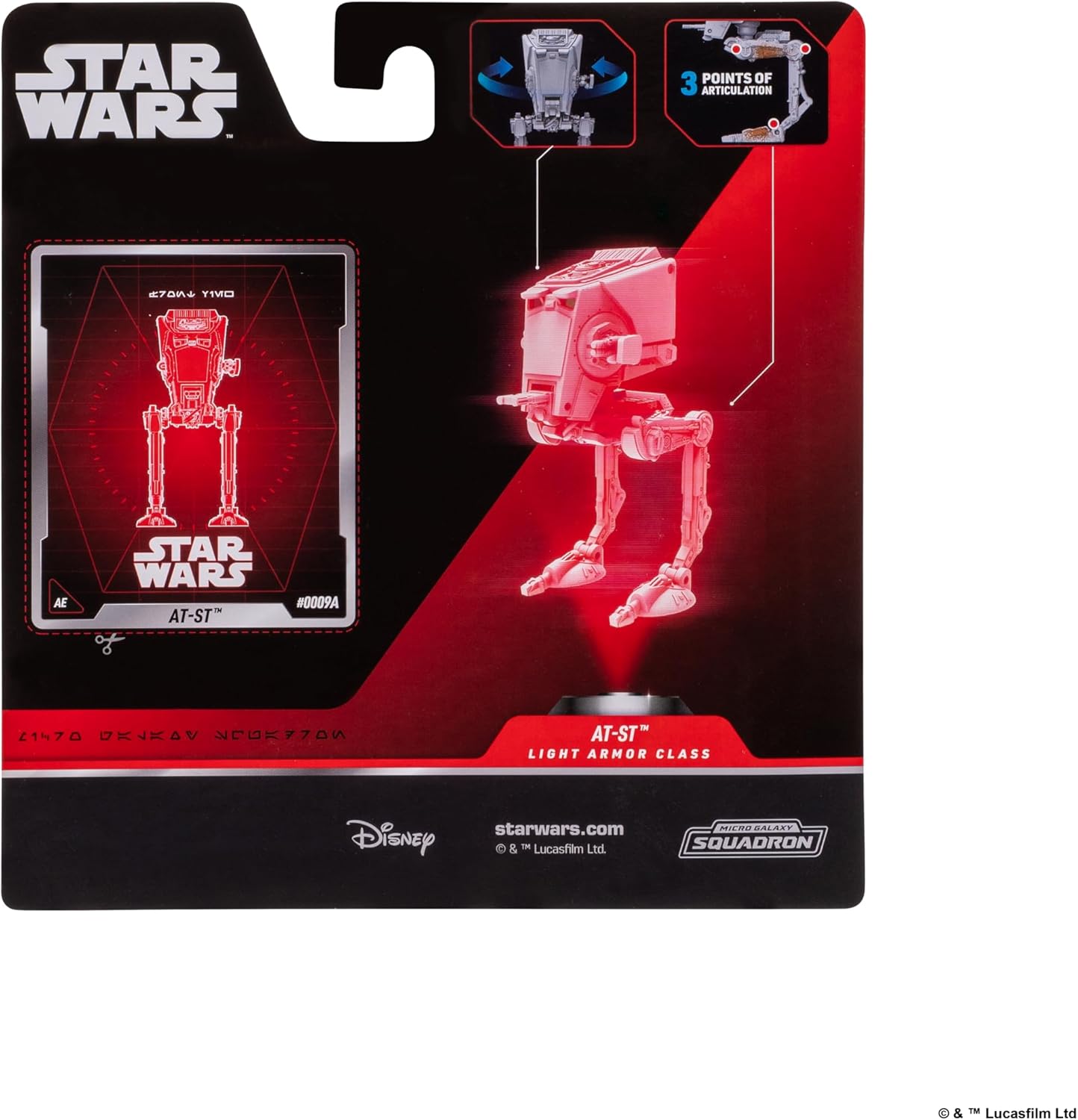 Detalle de Star Wars Micro Galaxy Squadron AT-ST (Armada Edition) Mystery Bundle: 3-Inch & 2.5-Inch Vehicles