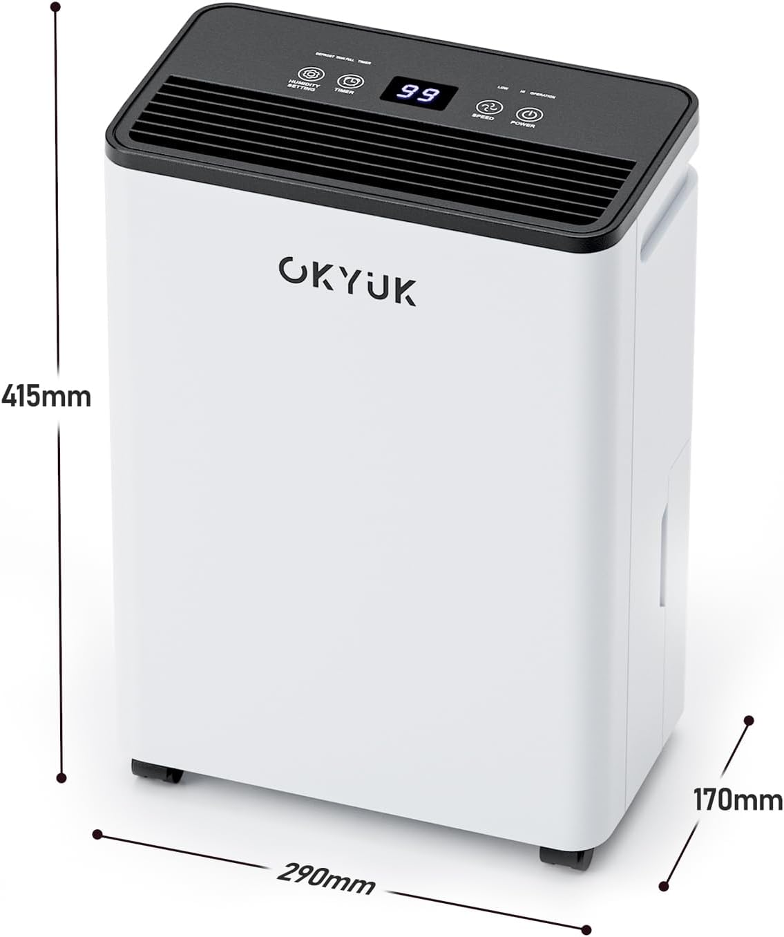 Detalle de OKYUK Deumidificatore Casa 12 L