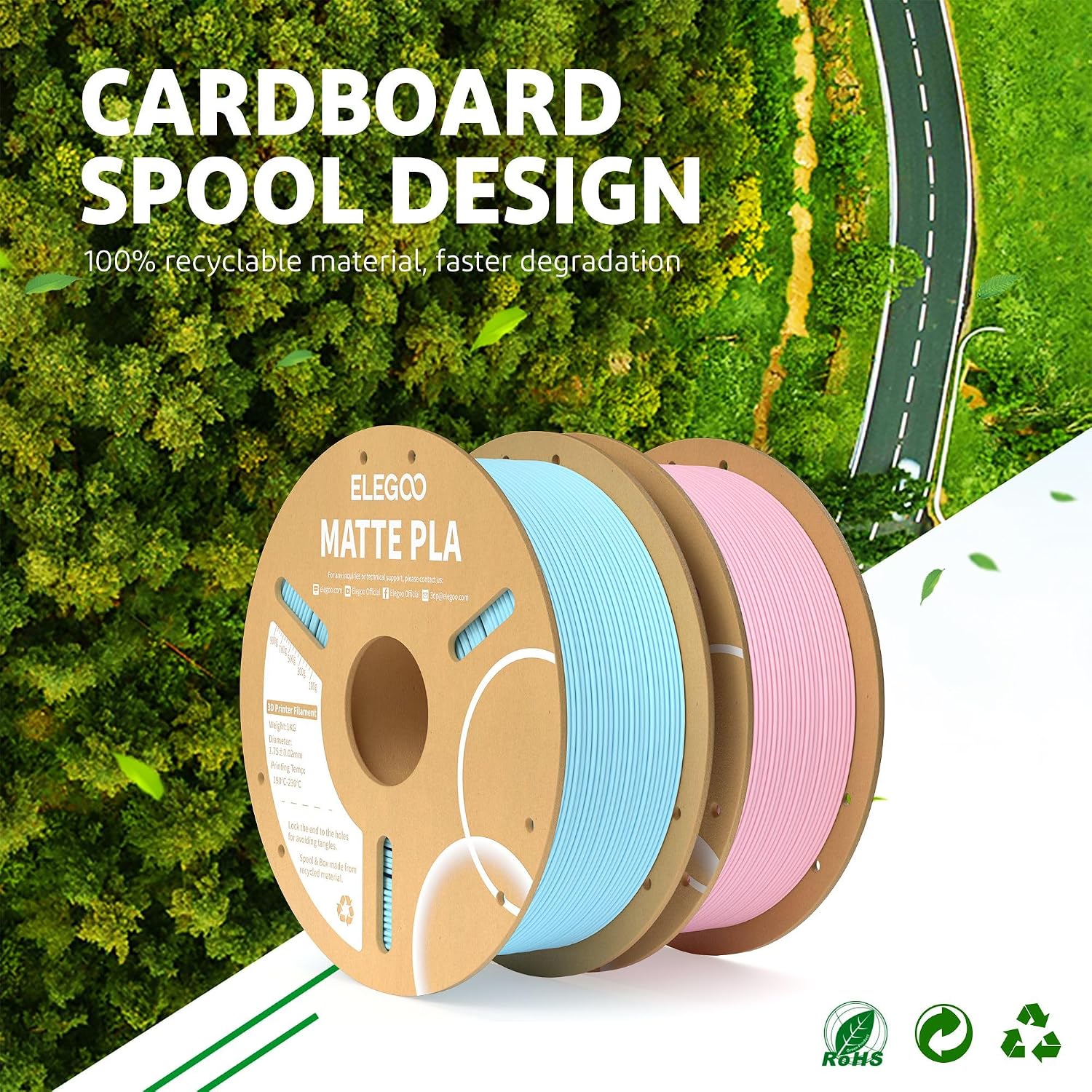 Thumbnail 5 de ELEGOO Matte PLA Filament Bundle 4KG 1.75mm