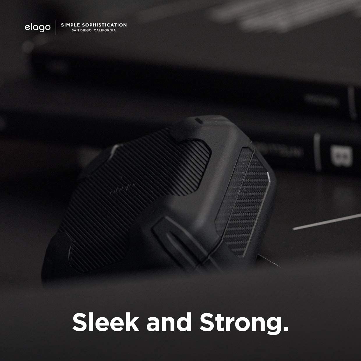 Thumbnail 4 de elago Coque Armor pour Samsung Galaxy Buds FE (2023) / Buds 2 Pro (2022) / Buds 2 (2021) / Buds Pro (2021) / Buds Live (2020) – Noir