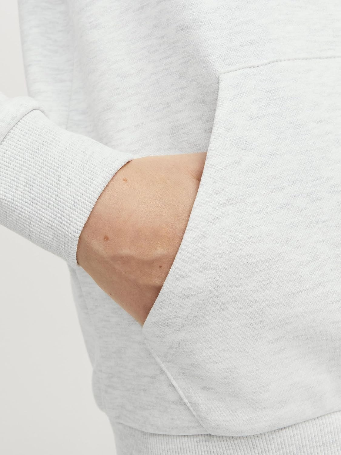 Detalle de JACK & JONES Junior Hoodie Logo Hoodie Junior: felpa con tasca a marsupio
