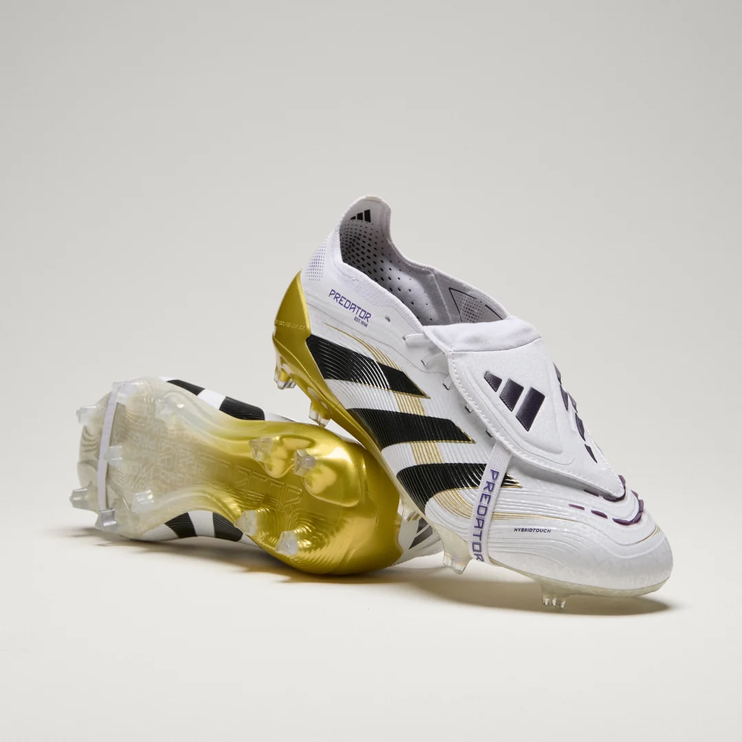 Detalle de Bota de fútbol Predator Elite Fold-Over Tongue para césped natural seco — Adidas