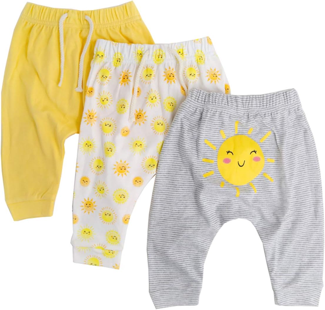 Thumbnail 2 de CuteOn 3 Pack Unisex Kids Harem Pants in Cotton with Elastic Waist & Drawstring