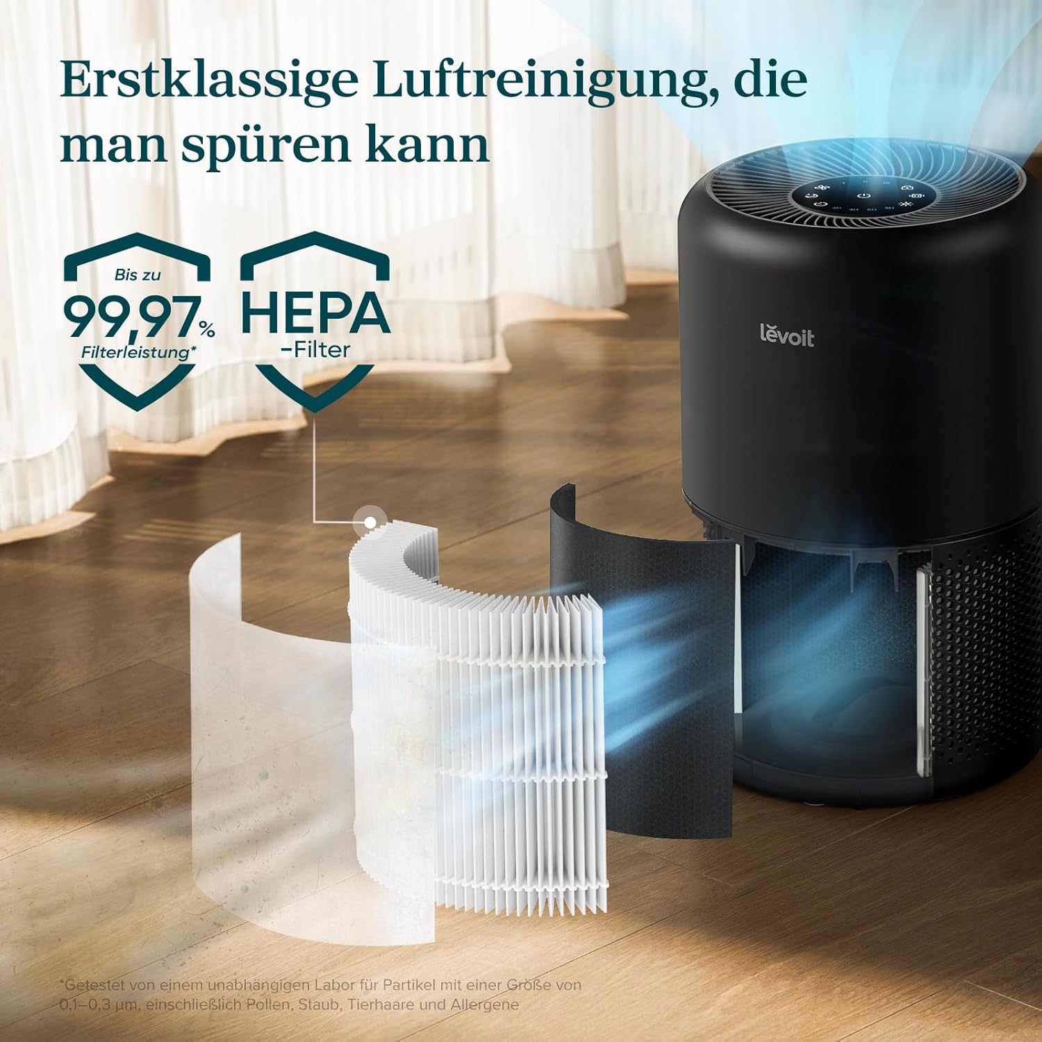 Thumbnail 2 de LEVOIT Luftreiniger 258 m³/h CADR für 54 m²
