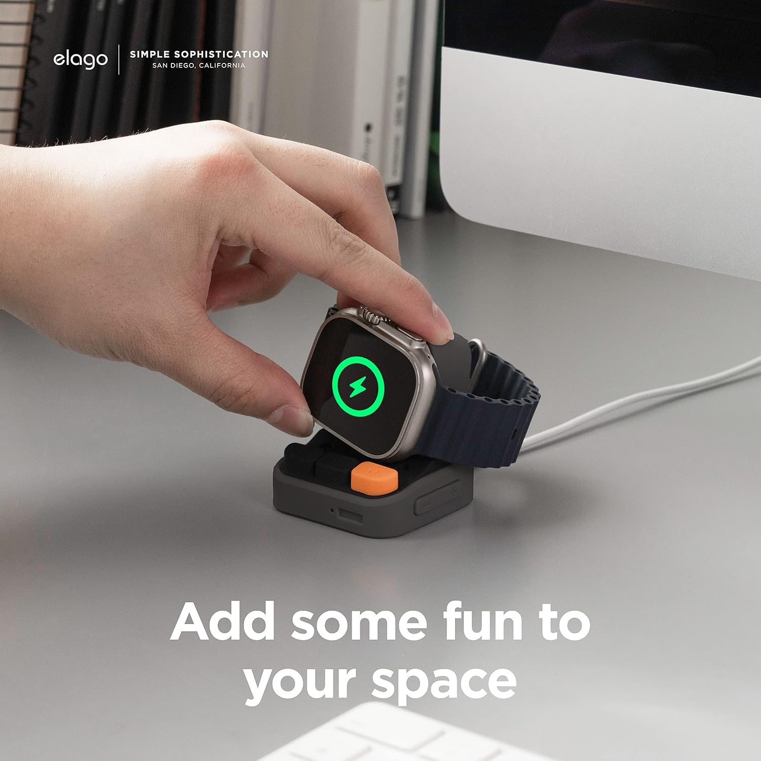 Thumbnail 6 de elago W9 Stand for Apple Watch Ultra and Galaxy Watch (charging dock holder) – silicone, cable not included