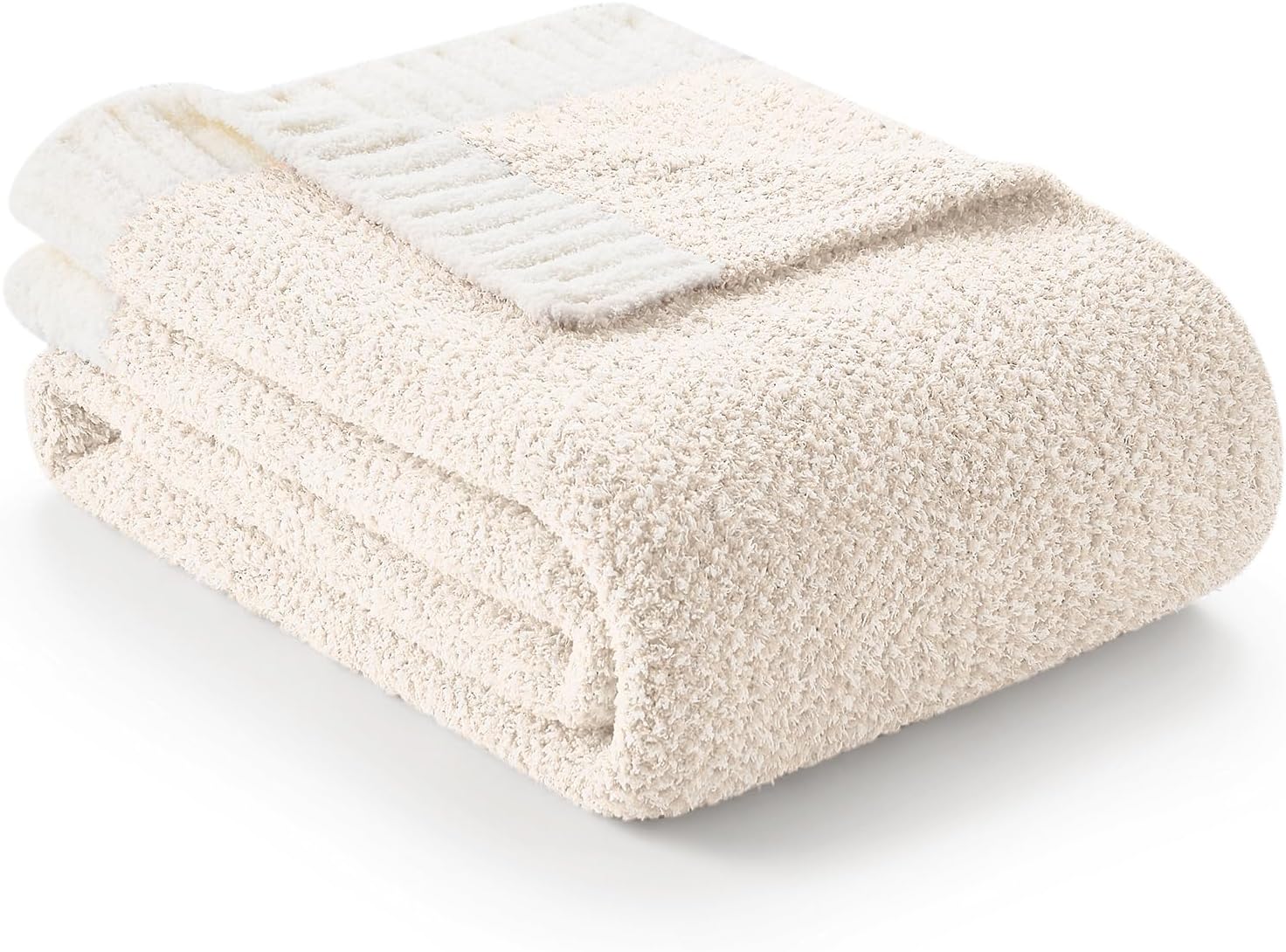 Detalle de Snuggle Sac Buttery Ivory Throw Blanket 50 x 60 🛋