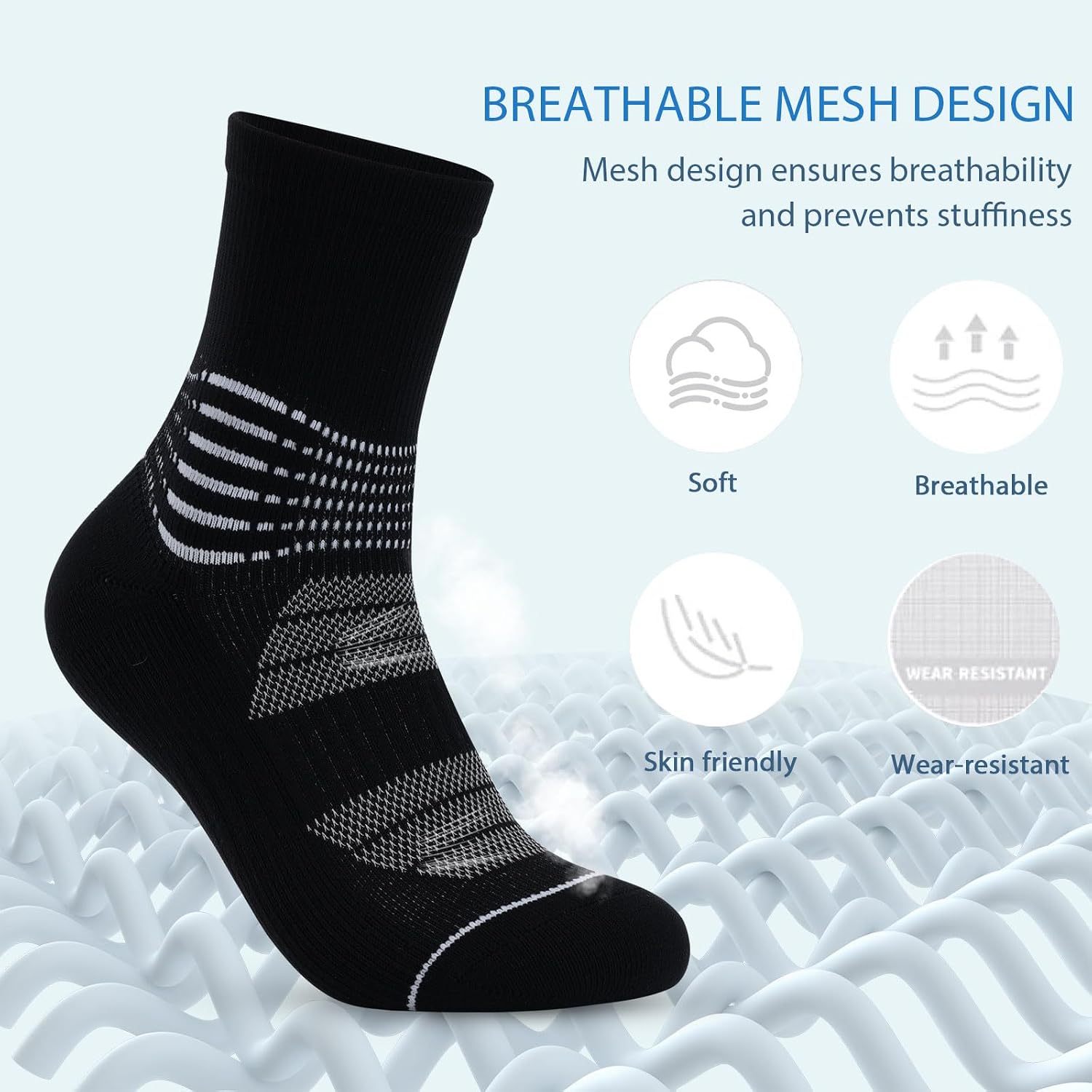 Thumbnail 3 de IRAMY Crew Compression Socks