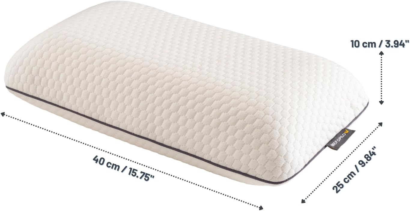 Detalle 2 de MEFOPILO Memory Foam Travel Pillow Review: Compact, Breathable Neck Support for Travel