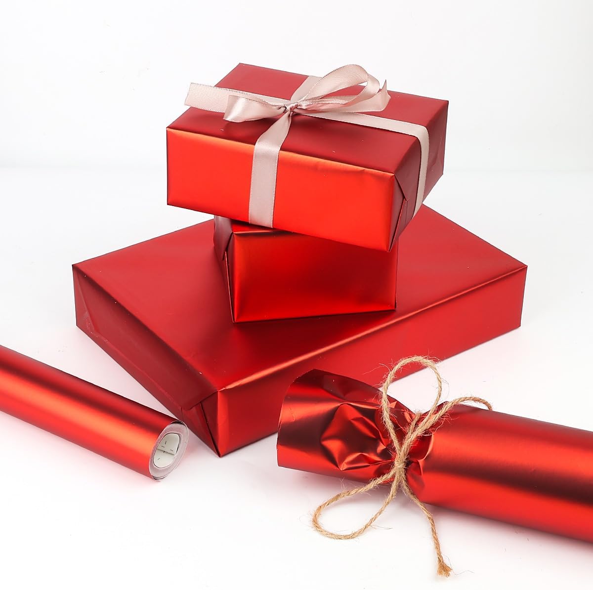 Thumbnail 3 de Red Wrapping Paper Roll