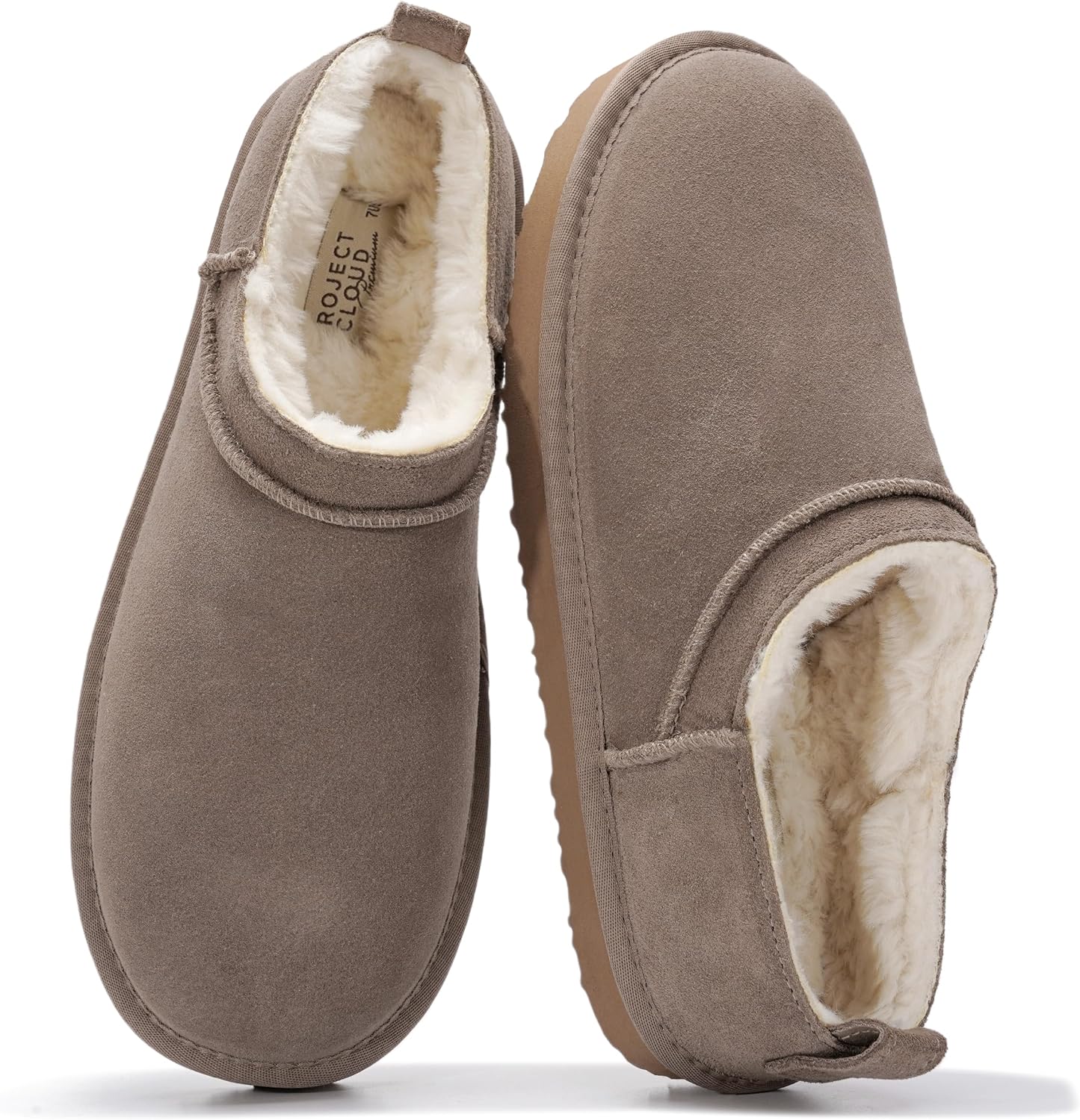 Detalle de Project Cloud HIPSTER Women's Micro Boots, Genuine Leather and Shearling Lining