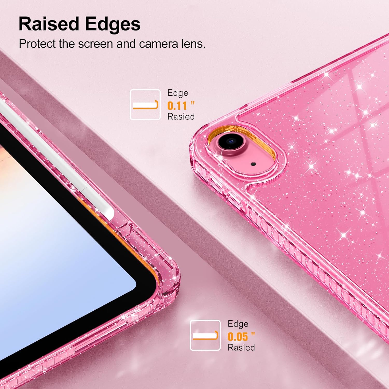 Thumbnail 6 de FINTIE Glitter Case for iPad 11 Inch with Pencil Holder