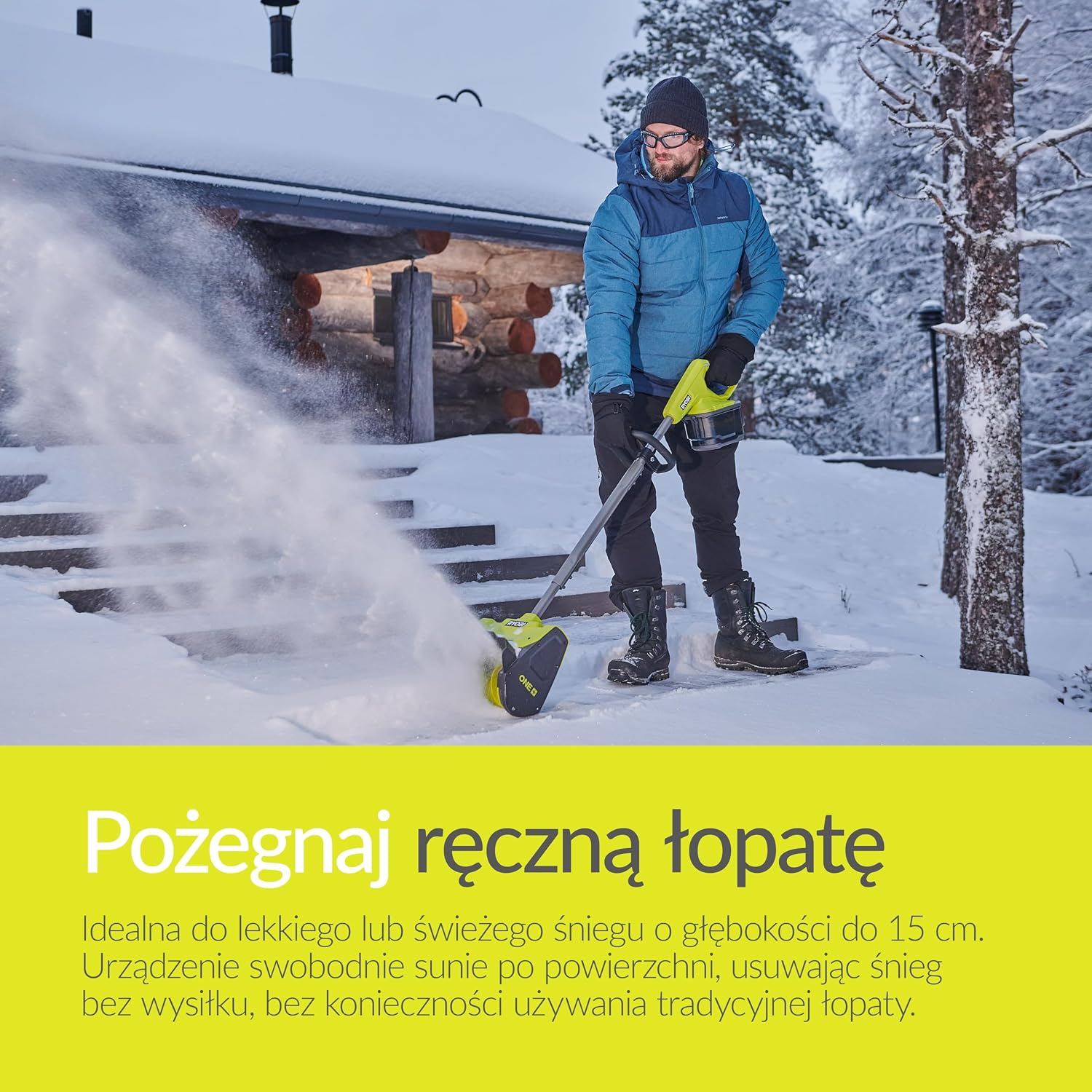 Detalle 1 de Ryobi Ry18St25A-0 – akumulatorowa odśnieżarka 18 V, szerokość robocza 25 cm