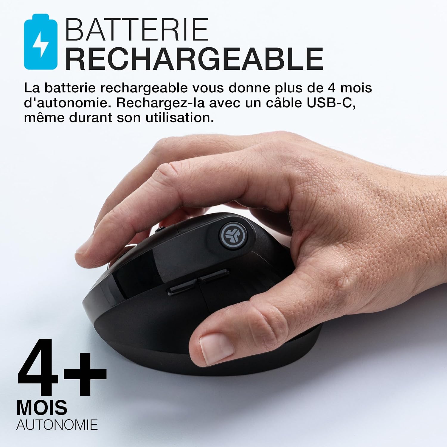 Thumbnail 3 de JLab JBuds Ergonomic Souris Sans Fil