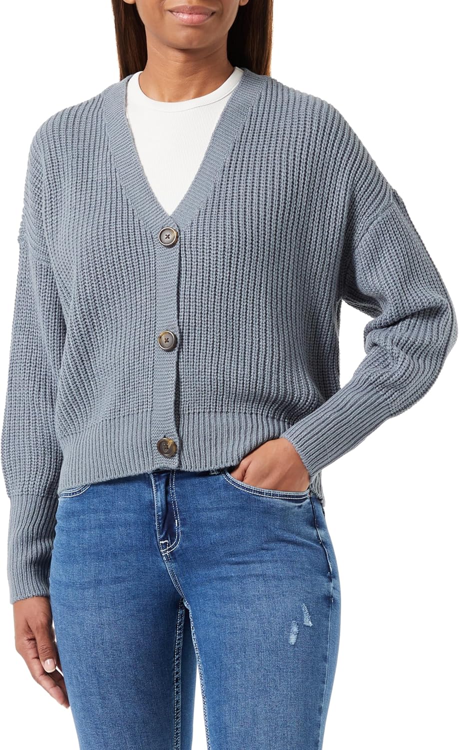 Thumbnail 6 de VERO MODA VMLEA Strickjacke – leichte, lange Manga Cardigan aus Acryl
