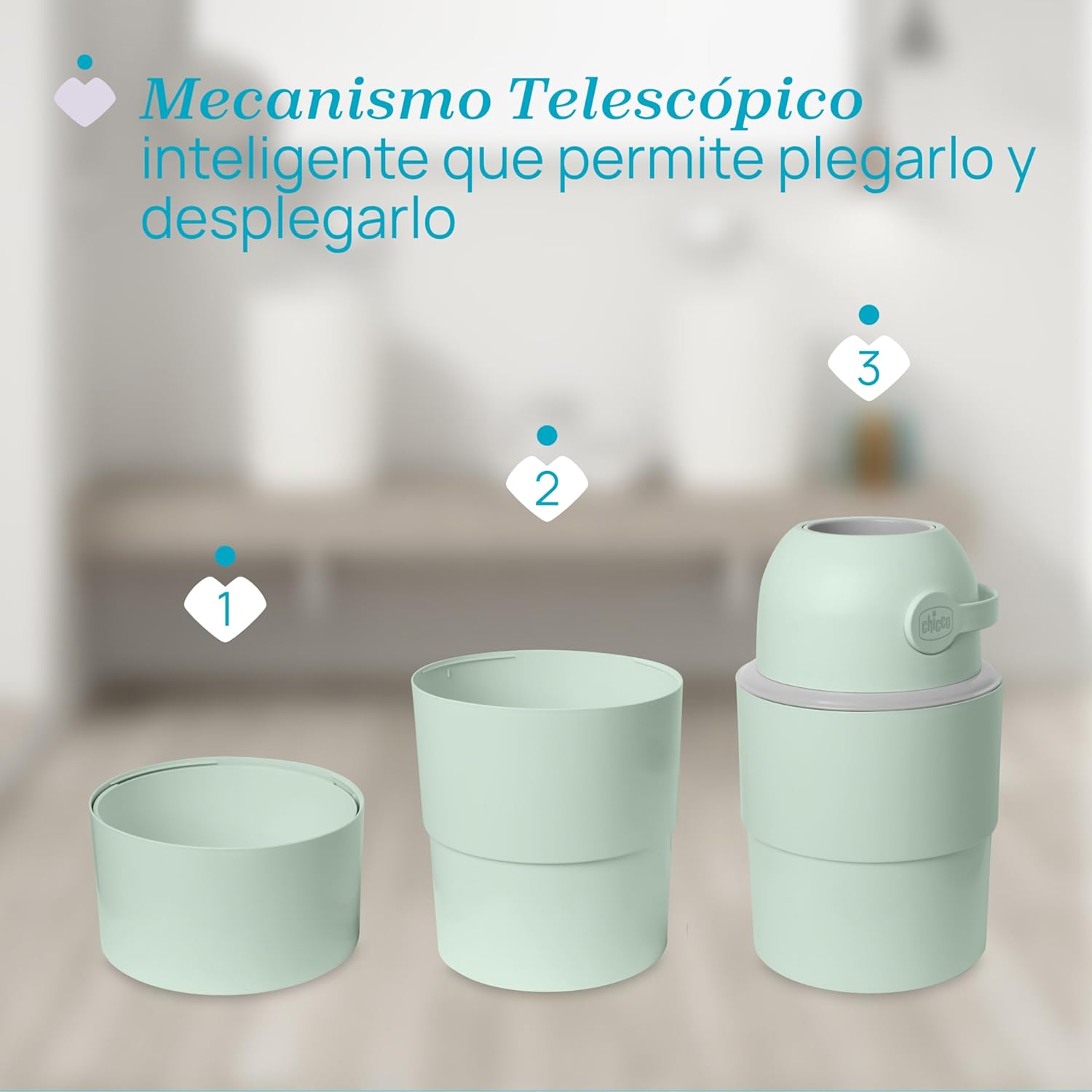 Thumbnail 5 de Chicco Cambiador Compacto con Control de Olores y Desecho
