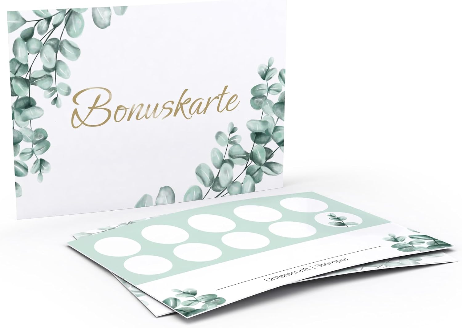 Detalle 2 de Lot de 50 cartes bonus gaufrage doré