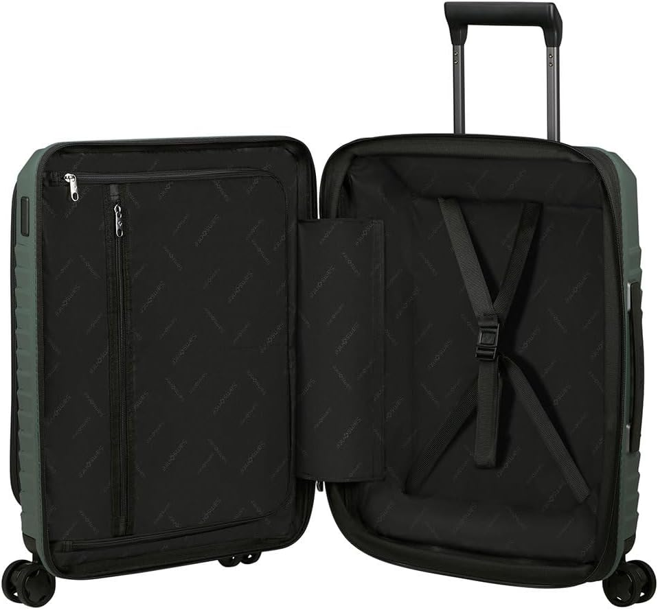 Detalle 2 de Samsonite Intuo Spinner S (55 cm) erweiterbares Handgepäck in Olive Green – TSA-Schloss