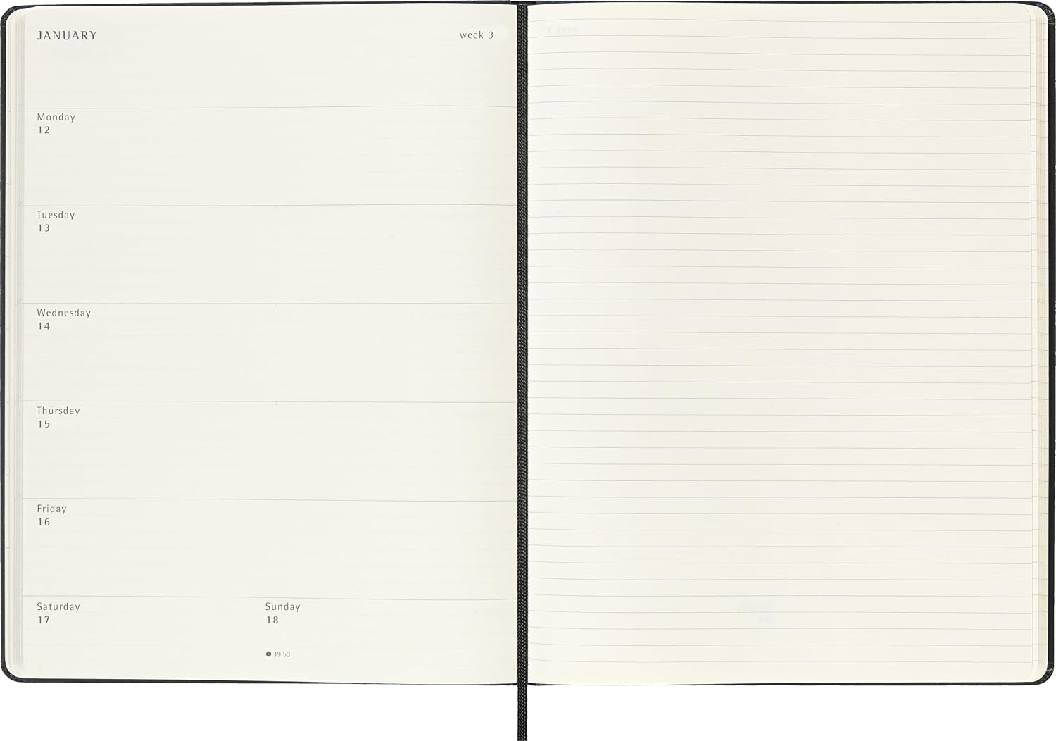 Thumbnail 4 de Moleskine Weekly Planner 2026 XL