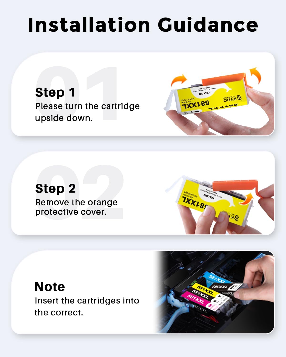Thumbnail 3 de Skydo 580 & 581 XXL Ink Cartridges 5 Pack