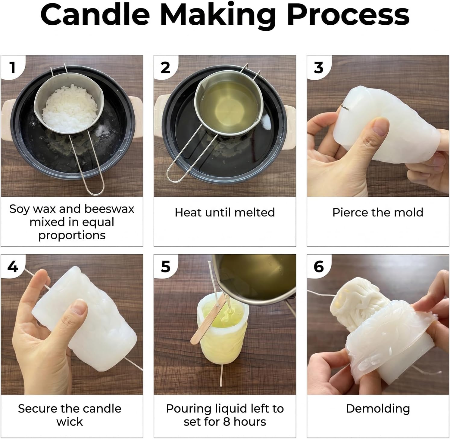 Thumbnail 3 de XIAOSHU Silicone Candle Mold
