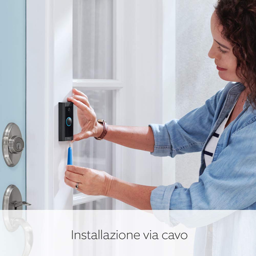 Thumbnail 4 de Ring Videocitofono cablato Video Doorbell Wired (HD 1080p) con rilevazione avanzata e comunicazione bidirezionale