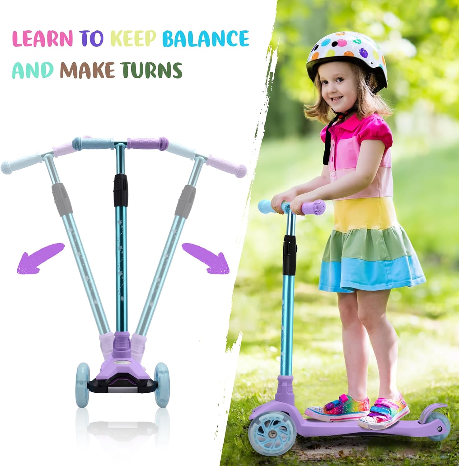 Thumbnail 2 de 3 Wheel Scooter Ages 6-12 🛴