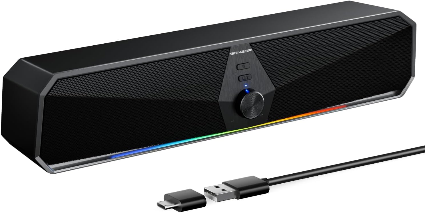 Detalle de Senzer CS30 Bluetooth speaker bar for PC
