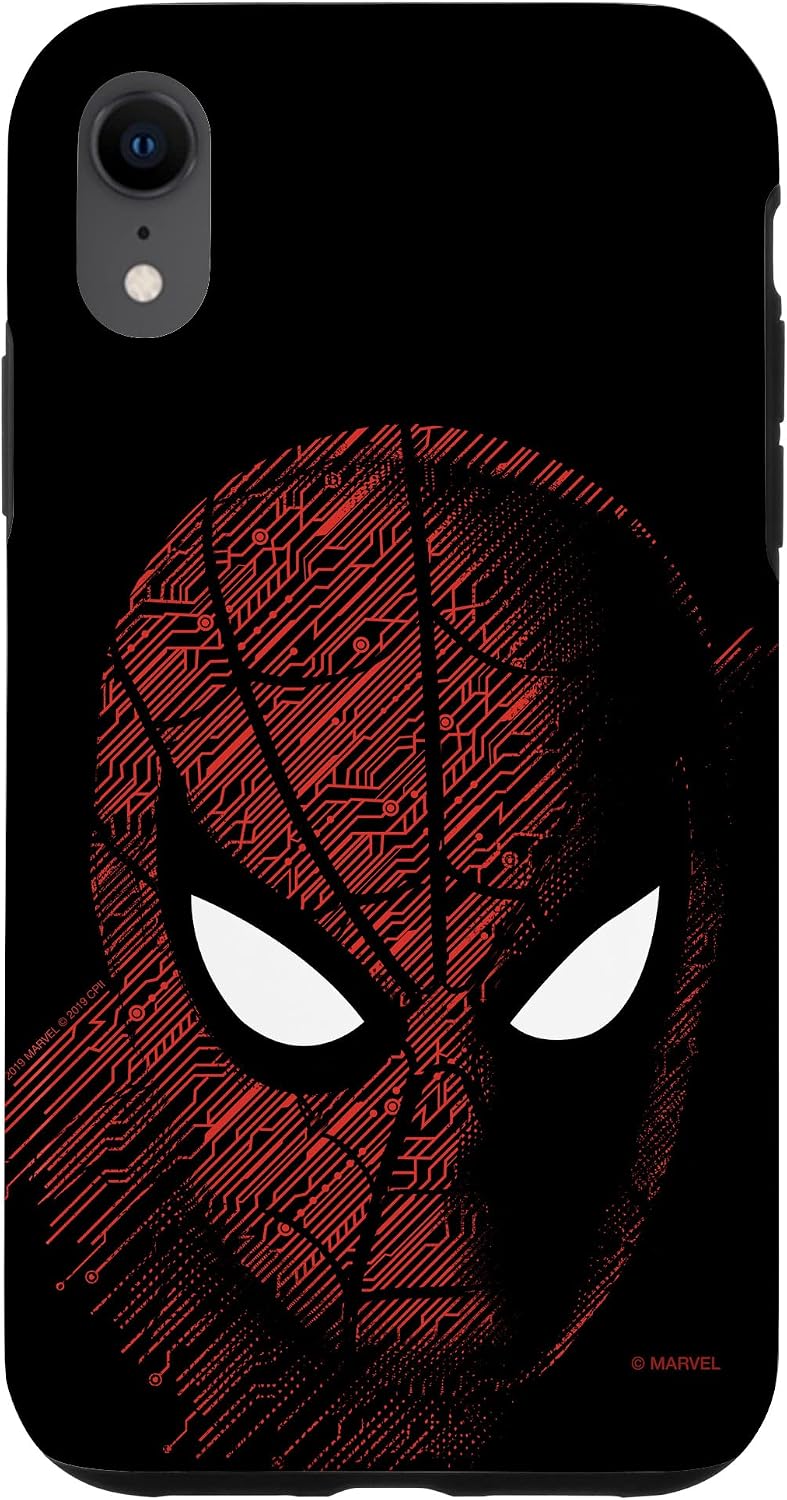 Detalle de Maschera tecnologica Marvel Spider-Man: Far From Home Custodia per iPhone XR