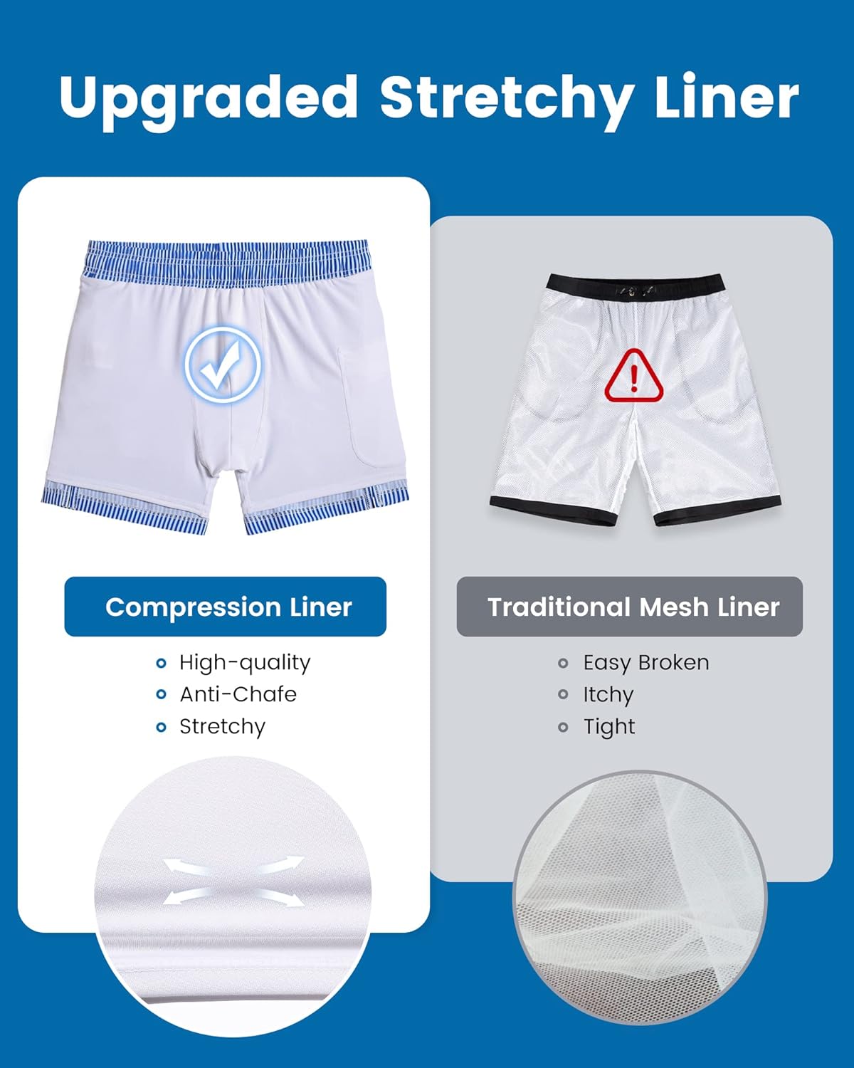 Detalle 1 de maamgic Mens Swim Trunks 5 Inch
