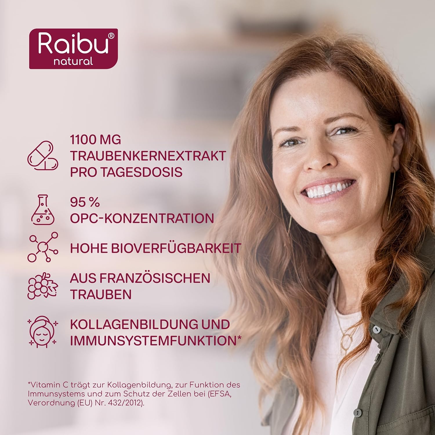 Thumbnail 2 de OPC Traubenkernextrakt hochdosiert 1100 mg