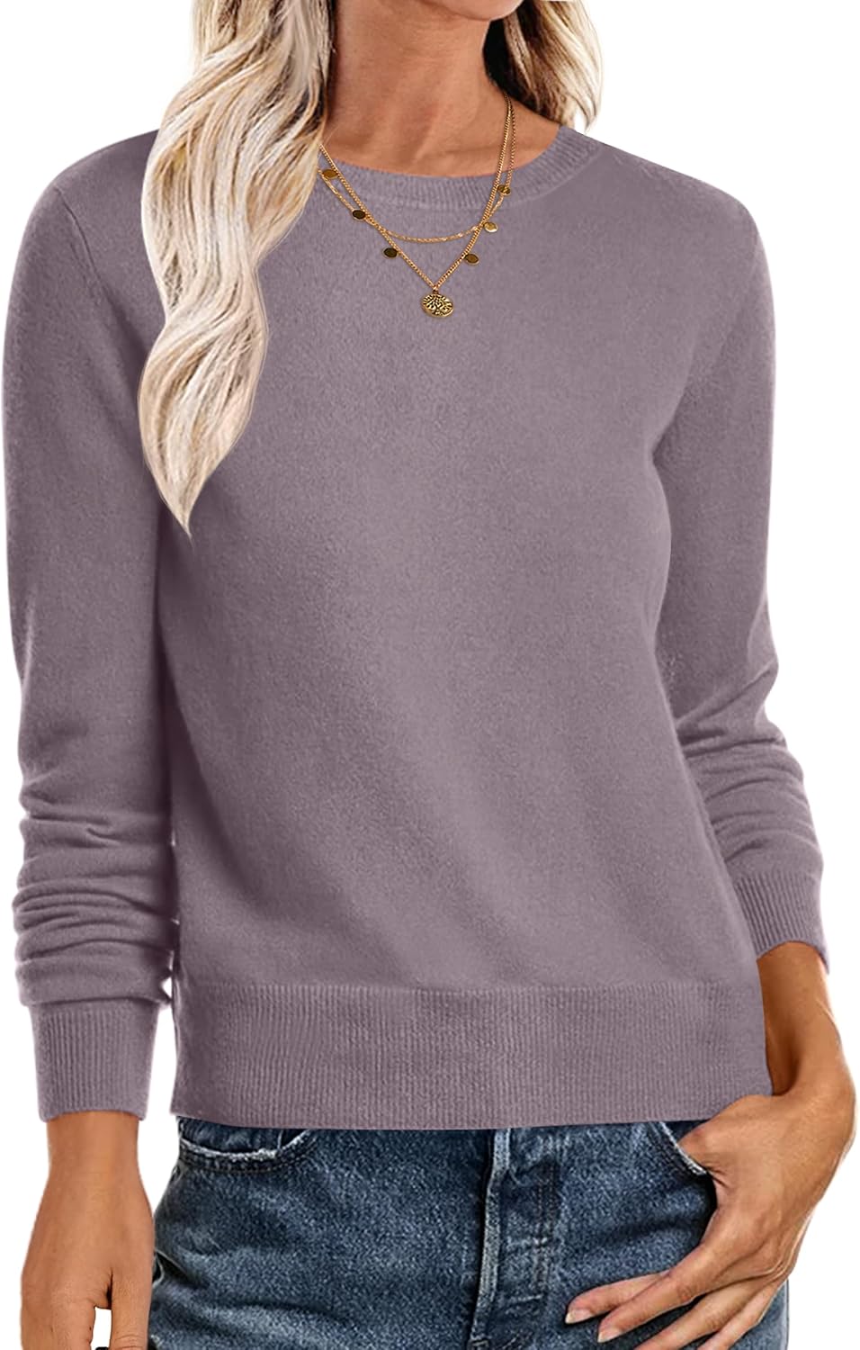 Detalle 2 de ANRABESS Sweater Lightweight Long Sleeve Pullover