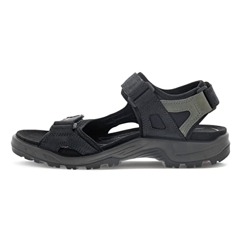 Detalle 2 de ECCO Offroad Sandalias Deportivas para Hombre, Color Negro 🏞