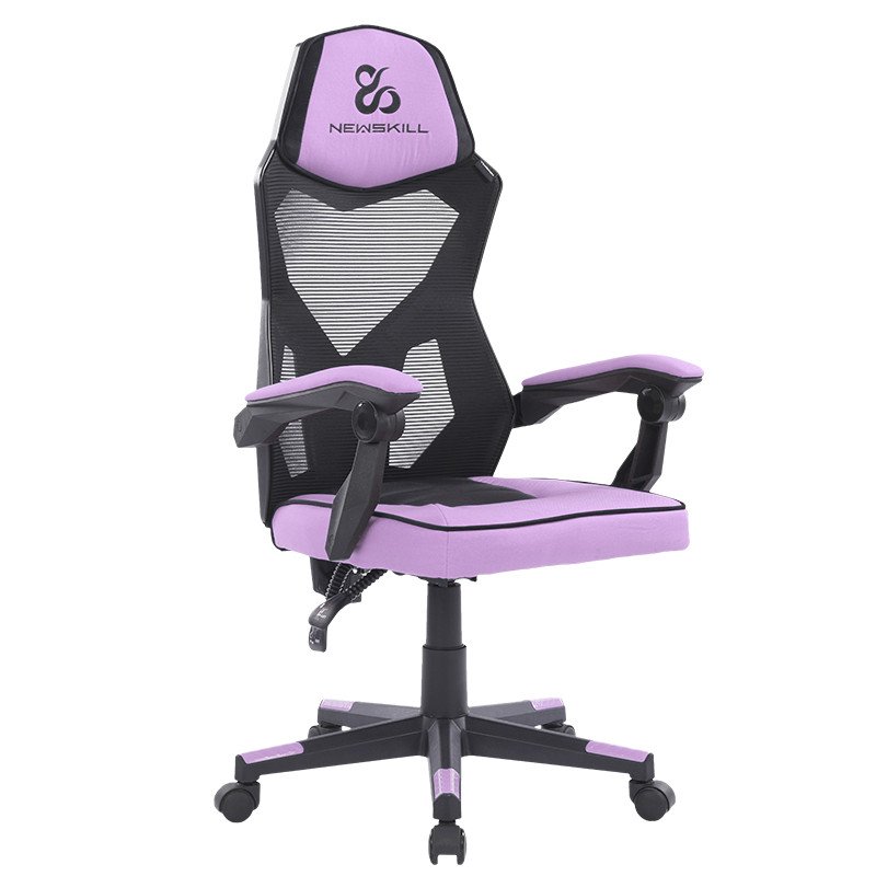 Detalle 2 de Newskill Eros: Silla Gaming con Malla Ergonómica en Púrpura