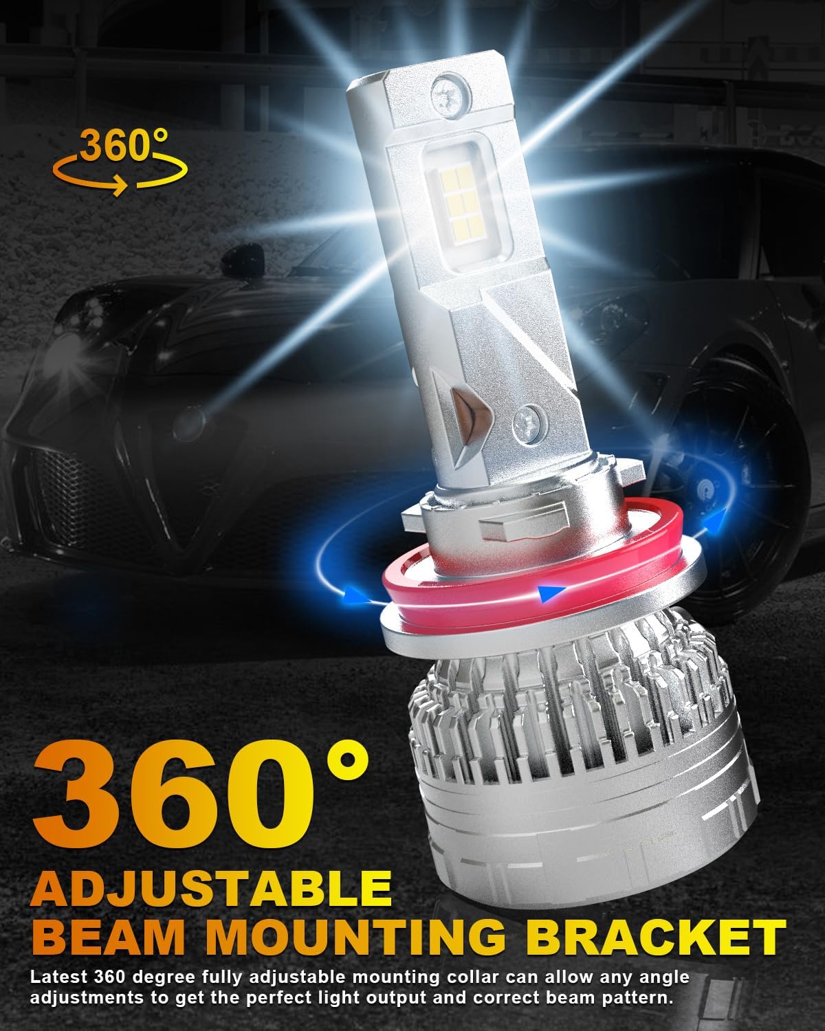 Thumbnail 5 de ANTEMOON H11 30000LM 110W Bombillas LED para coche