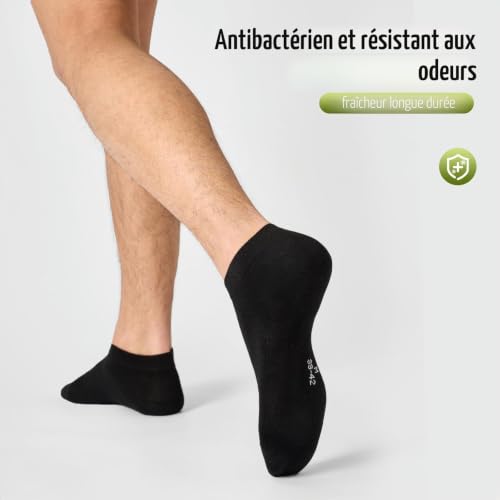 Thumbnail 4 de SukModen 12/24 Paires Chaussettes Sneaker en Bambou Unisexe – Douces, Respirantes et Anti-Odeur