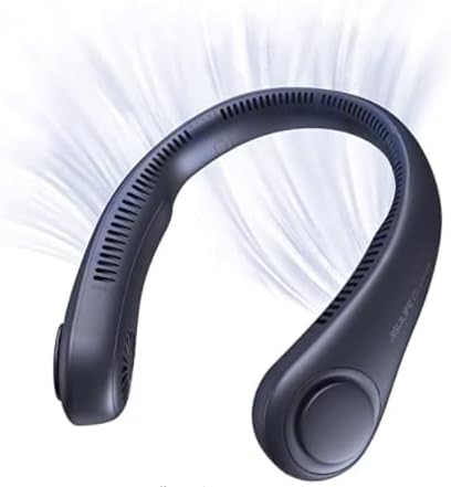 Detalle de JISULIFE Portable Neck Fan 4000 mAh wearable fan