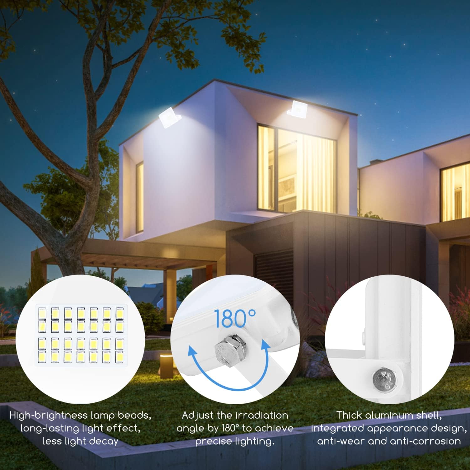 Thumbnail 6 de Aigostar Foco LED Exterior 20W IP65 - Iluminación de Seguridad