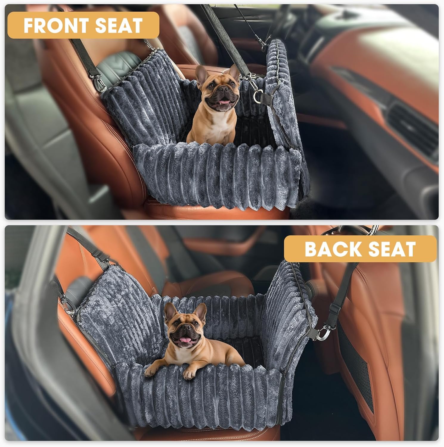 Detalle 2 de MIXJOY Dog Car Seat 20 cm booster for small dogs