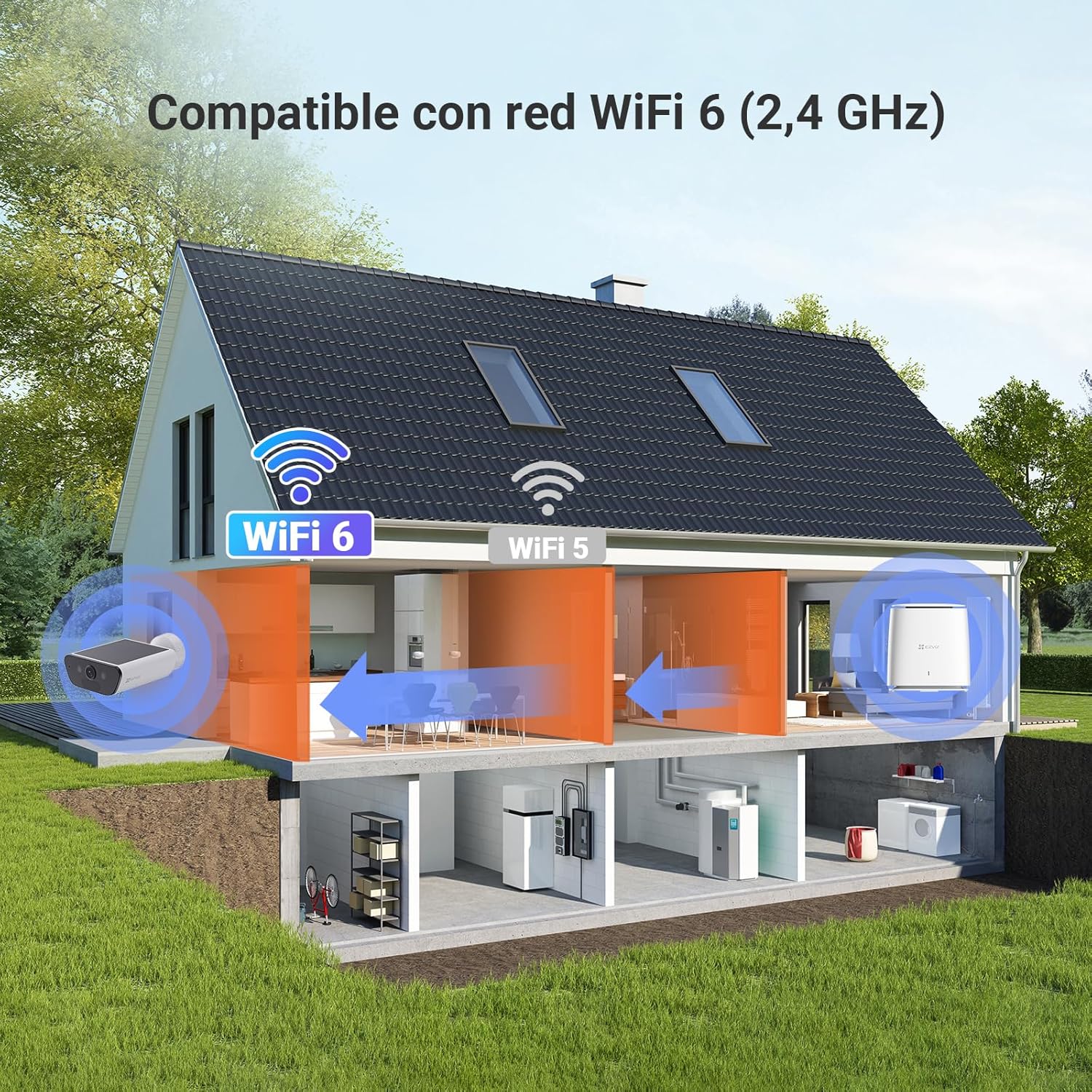 Thumbnail 8 de EZVIZ 4K Cámara Exterior WiFi Solar con Visión Nocturna 🌙