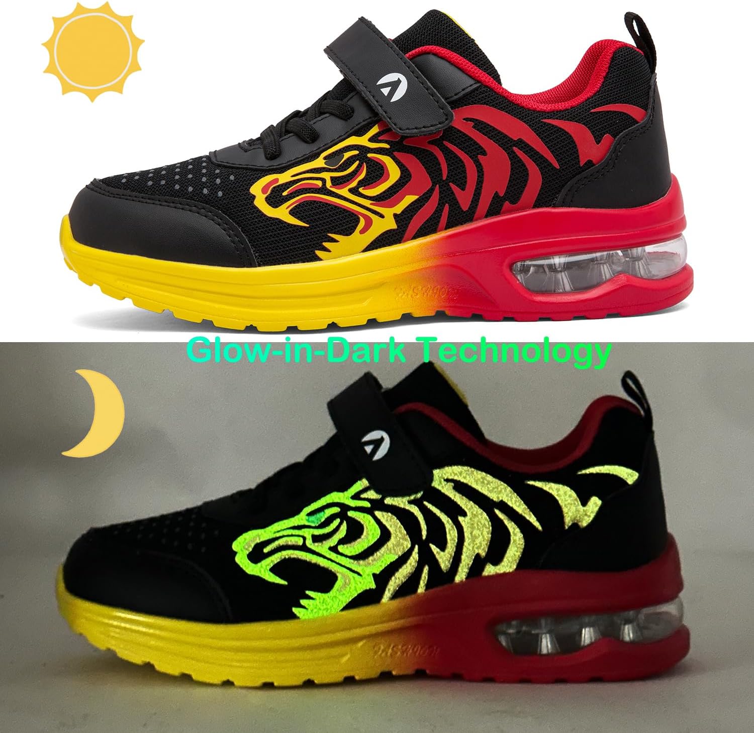 Detalle de PiDaGlobal Zapatillas deportivas niños Velcro