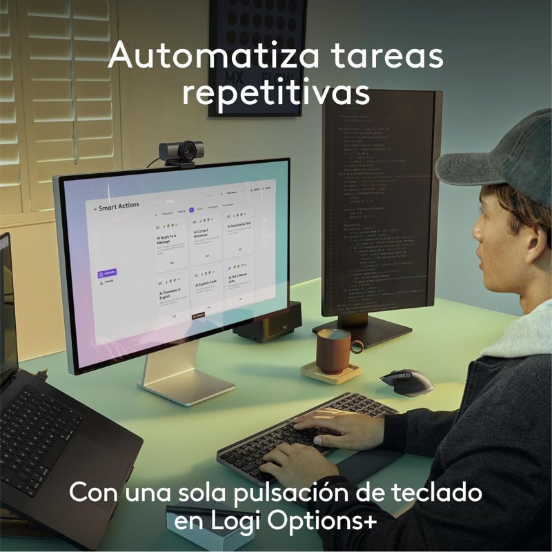 Detalle de Logitech MX Keys S Teclado Inalámbrico para Mac