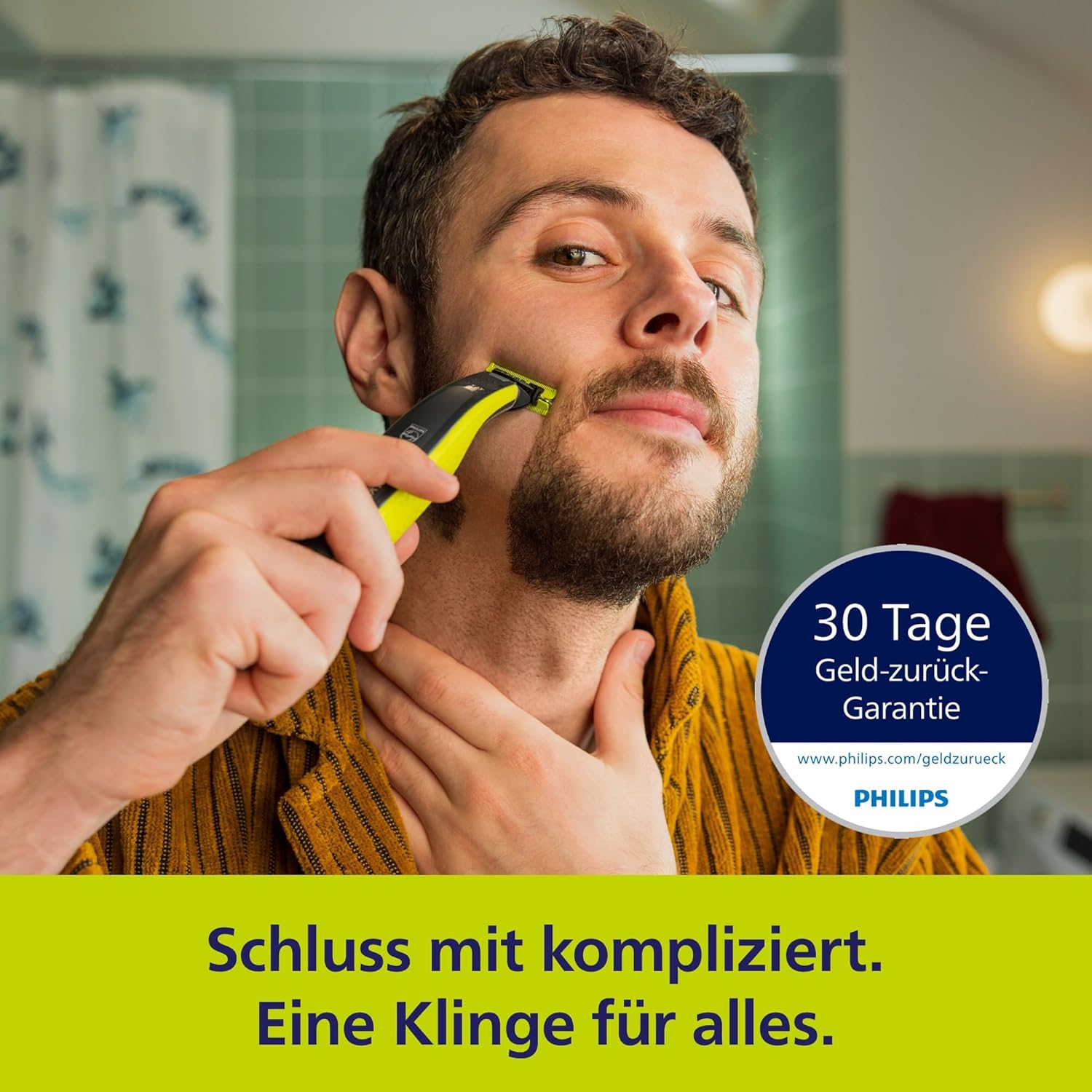Detalle 2 de PHILIPS QP2834 OneBlade 3x Klingen Gesicht & Körper