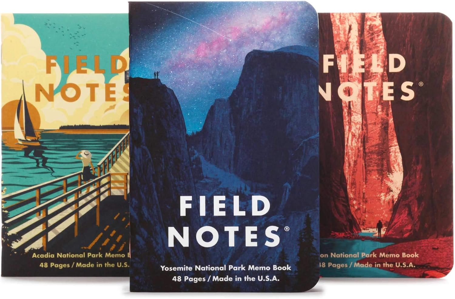 Thumbnail 6 de FIELD NOTES Kraft Ruled 3-Pack 罫線入りメモ帳 3冊セット、ブラウンのクラフト紙カバー