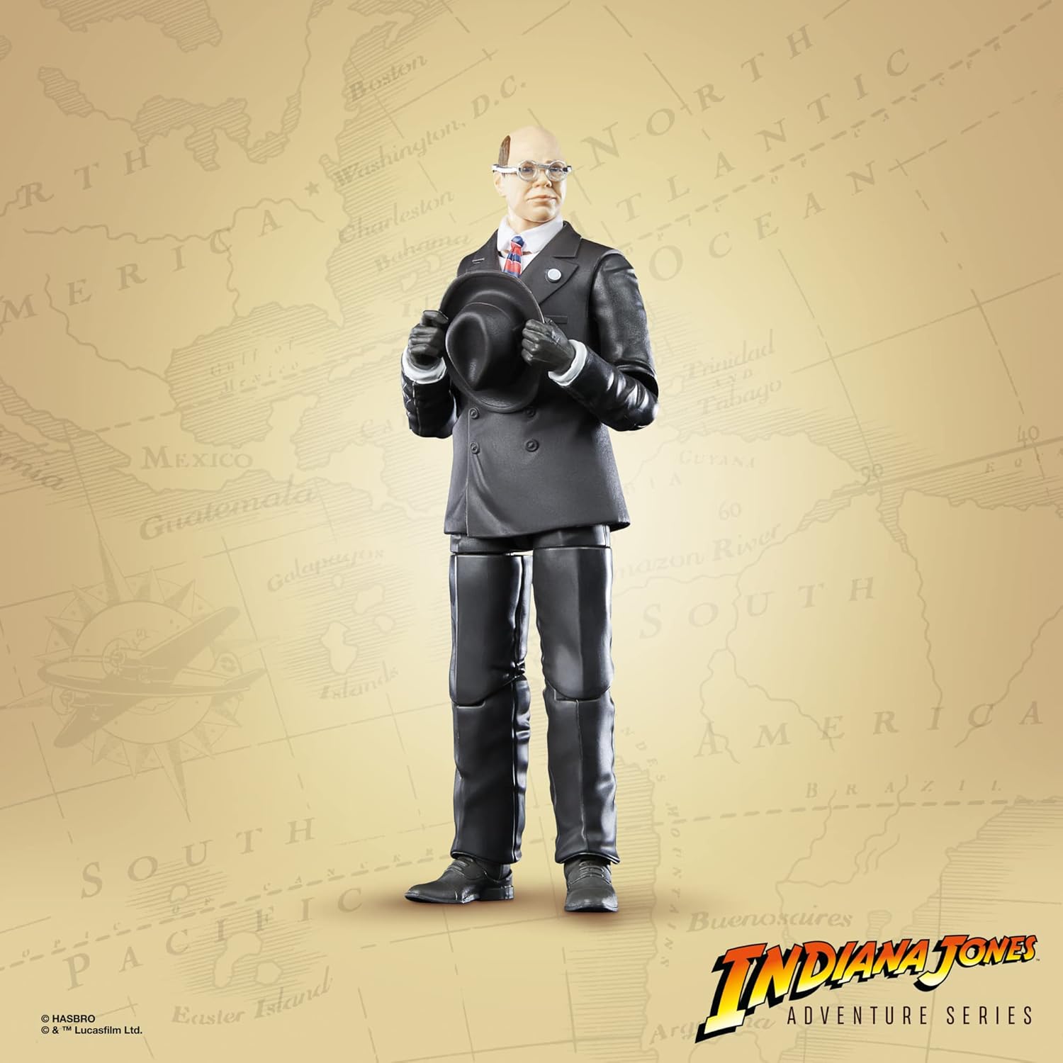 Detalle de Hasbro Indiana Jones Adventure Series Major Arnold Toht Action-Figur (15 cm) – F6061