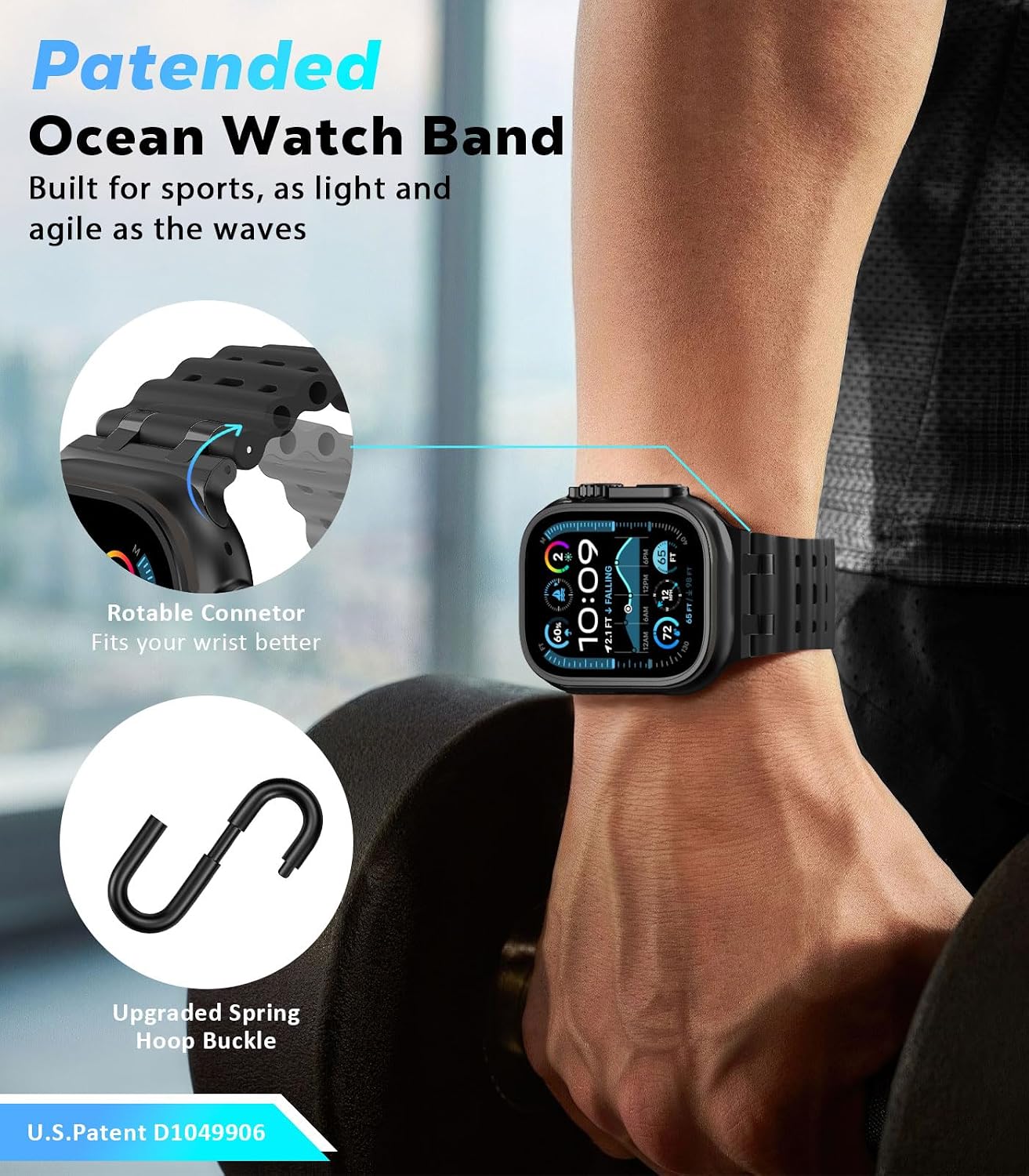 Detalle 2 de Astorgos Ocean Band Apple Watch 49mm