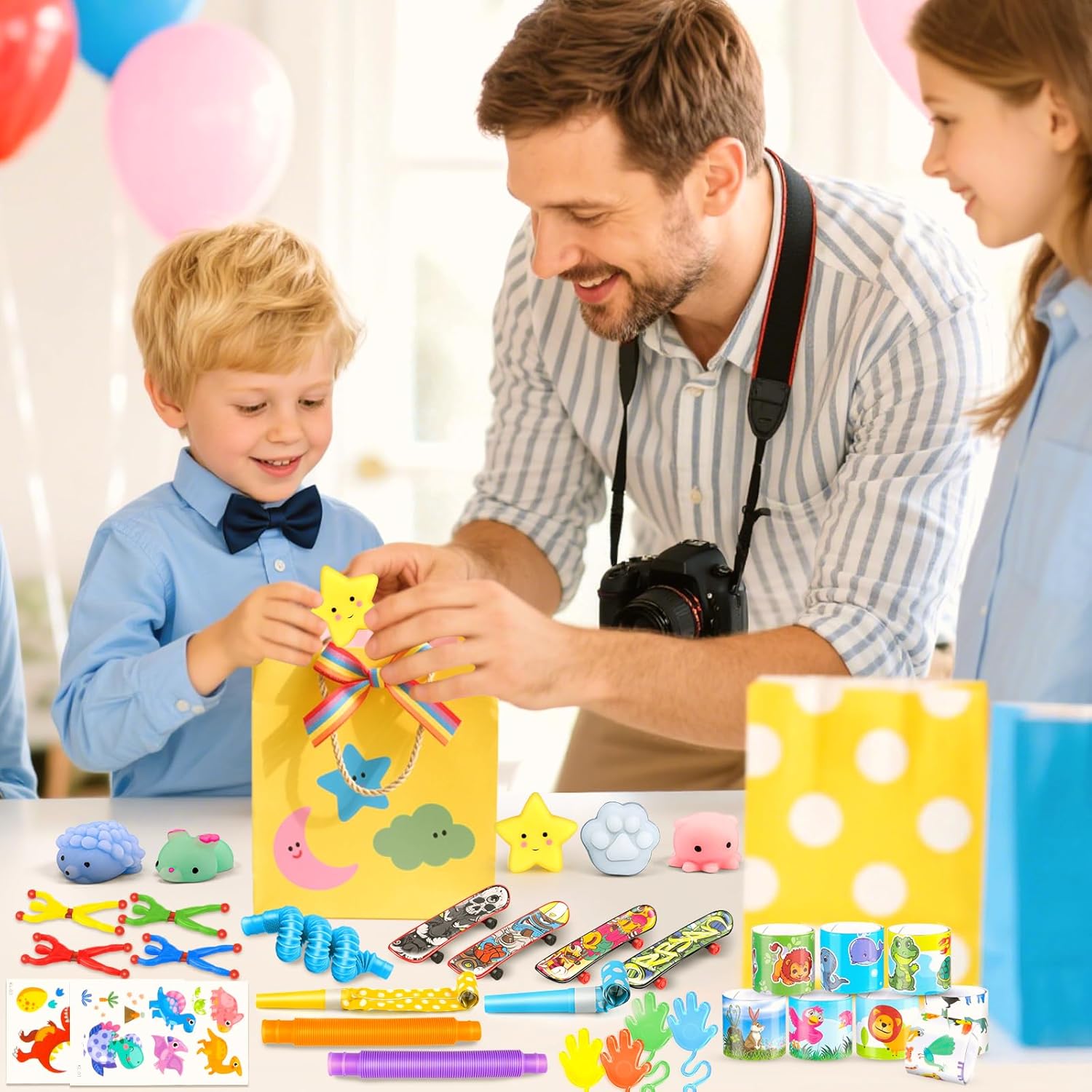 Thumbnail 5 de AmyBenton 80PCS Party Bag Fillers for Kids – Bulk Assorted Party Favours and Classroom Prizes