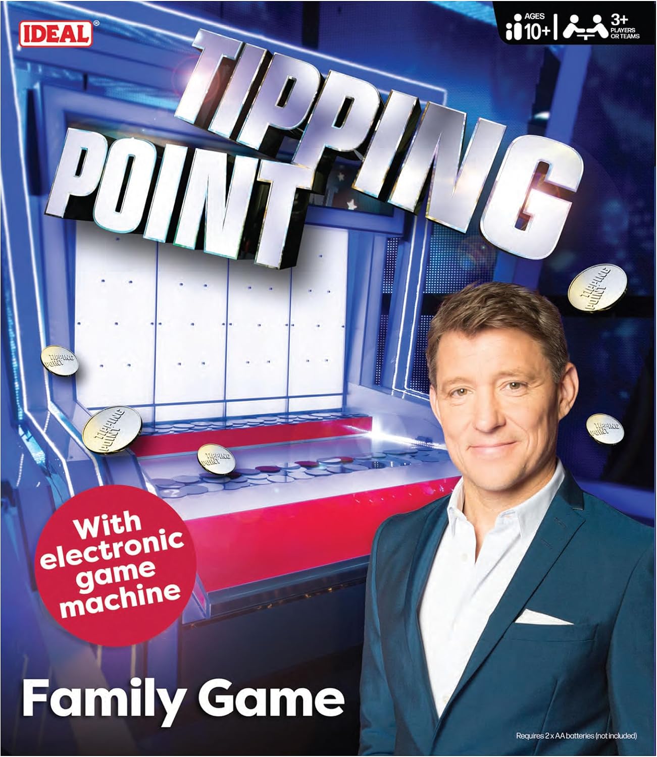 Detalle 1 de IDEAL Tipping Point board game with electronic Tipping Point machine (Ages 10+, for 3+ players)