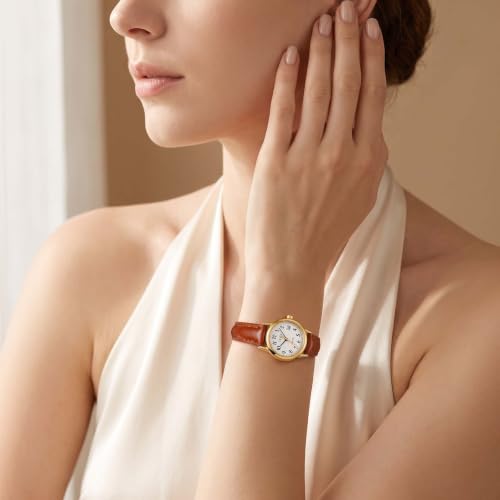 Thumbnail 1 de CIVO Montre Femme Analogique Petite – Cadran lisible, bracelet cuir souple et étanchéité 30 m